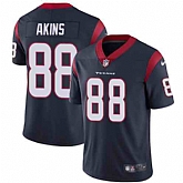 Nike Men & Women & Youth Texans 88 Jordan Akins Navy NFL Vapor Untouchable Limited Jersey,baseball caps,new era cap wholesale,wholesale hats